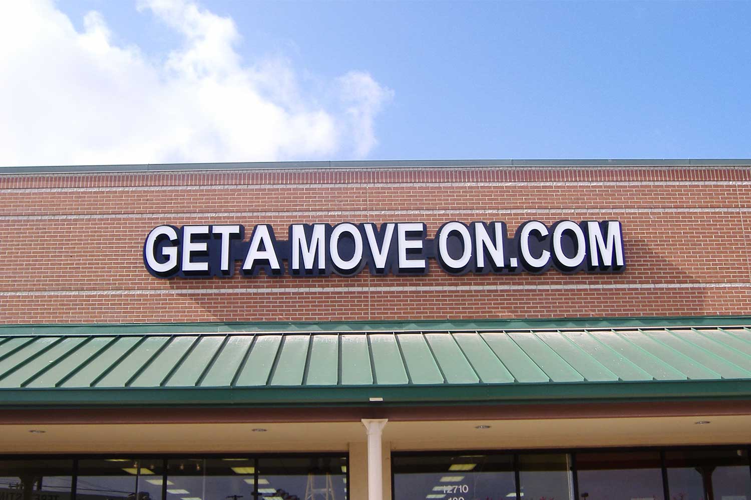 get a move on exterior signage