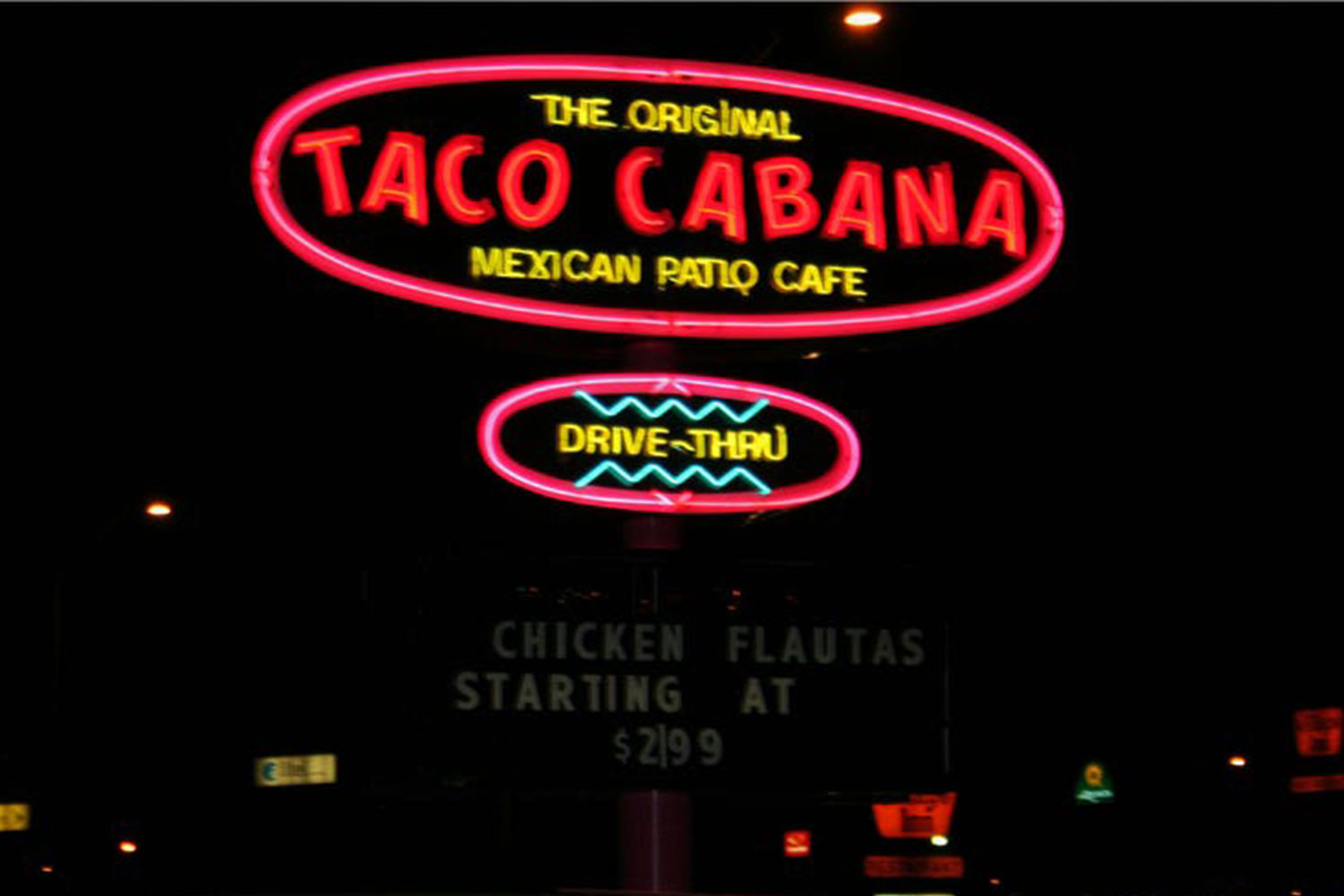 neon sign repair for taco cabana
