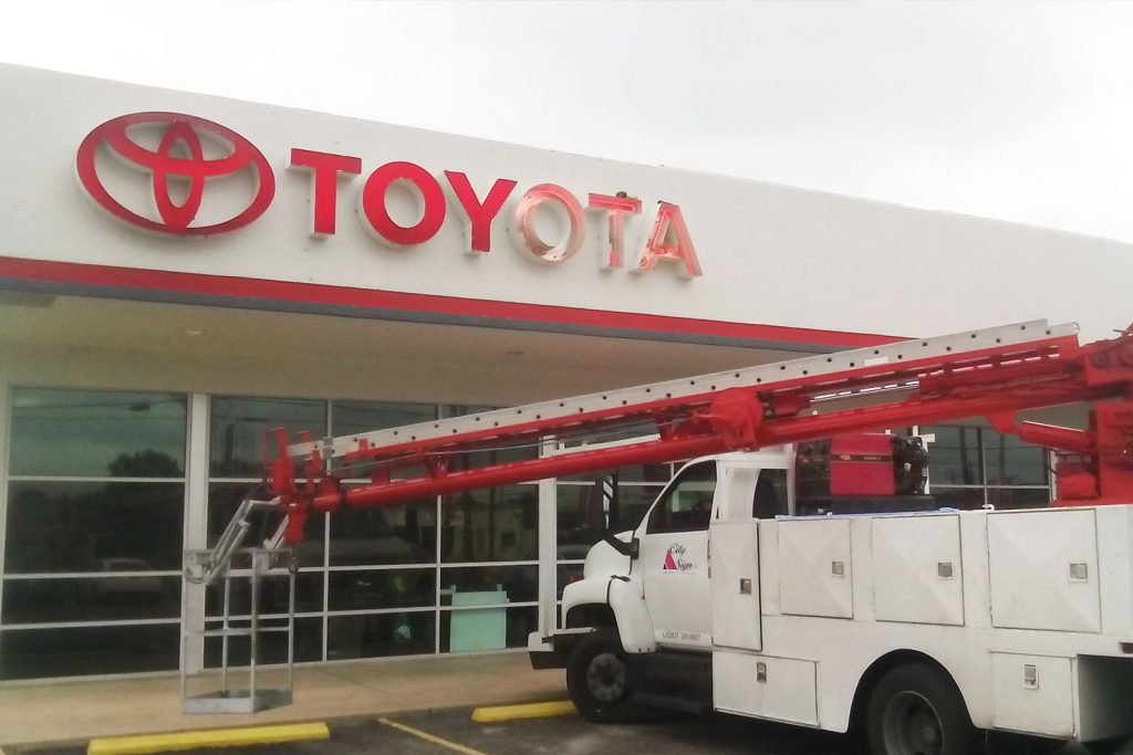 toyota sign repair